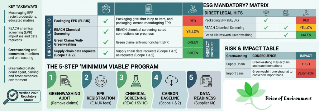 ESG compliance for small businesses: 2026 Mandatory Guide