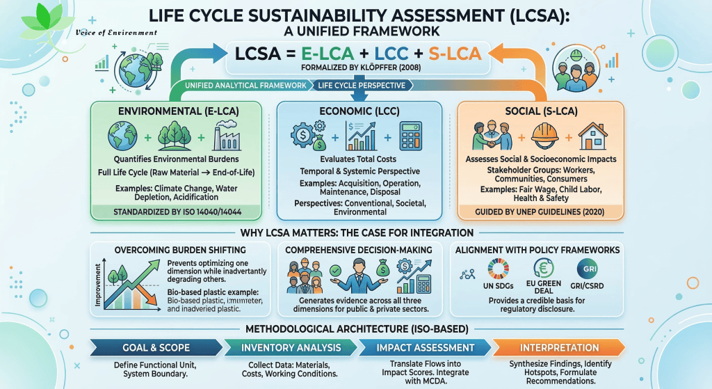 What Is LCSA? Life Cycle Sustainability Assessment Explained